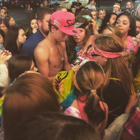 Taylor Caniff among his fans